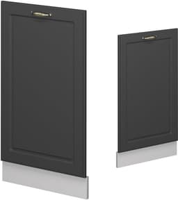 Vaatwasserfront - Keukenpaneel - Keuken Completeren - Soft-close scharnieren - 45 cm breed - Antraciet goud — thumbnail 5