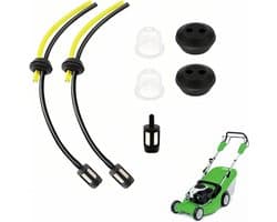 SnelShoppen - Brandstofslangen met Filter Set, Universele Brandstoffilter Set, Brandstofslang voor Bosmaaier en Grasmaaier, 7 Stuks, Hoogwaardige Late