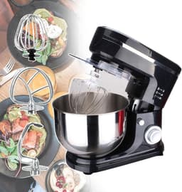 Keukenmachine - Mixer - Bakken - Kantelbare kop - 6 liter kom - Zwart — thumbnail 1