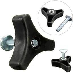 Grasmaaier Handvat Vervangingsset - 2x Moeren/Bouten - 8mm Draad - Lichtgewicht/Stevig - Duurzaam/Antiroest - Moeren En Bouten — thumbnail 2