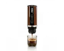 Rooscamp Draagbare Elektrische Espressomachine Koffiemachine | Koffiezet apparaat voor Onderweg Reis & Camping Koffiezetapparaat | Capsules & Gemalen Koffie | Portable Espresso Machine | Snelle Waterverwarming | 20 bar | 12 volt