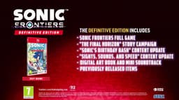 Sonic Frontiers Definitive Edition - Nintendo Switch 2 — thumbnail 2