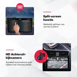 Boscer 2 Din Autoradio - Geschikt voor Suzuki Swift (2005-2010) - Draadloos Apple CarPlay & Android Auto - 10.1 Inch HD Touchscreen - 6+128GB - GPS - WiFi, Bluetooth & USB - Achteruitrijcamera & Microfoon — thumbnail 5
