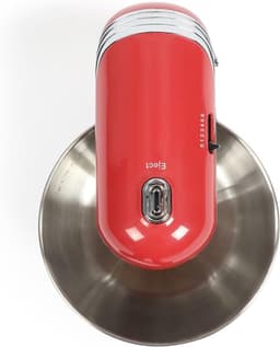 Keukenmachine - Banketrobot - Mengen en kneden - Compact vintage design - 3 Liter kom - Lichtrood — thumbnail 3