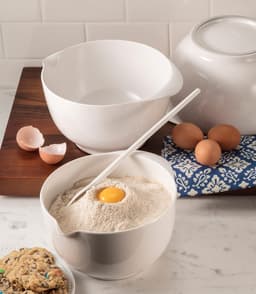 Mengkom - Beslagkom Keuken - Bakken en Mixen - Antislip Bodem - 3 Liter - Rood — thumbnail 3
