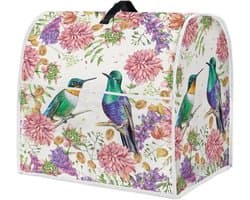 Mixerhoes met Bloemenprint - Apparaathoes Keukenmachine - Keuken Decoreren - Beschermt tegen Stof - 435x275x375 cm - Multicolor