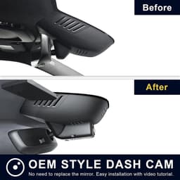 Dashcam voor auto - Zwart - Speciaal voor Volvo Polestar 2 (2021-2024) - 4K Voor- en 1080P Achtercamera met Wifi en G-sensor - Met 128 GB MicroSD-kaart — thumbnail 2