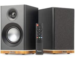 HiFi speakers - Audizio KS12 - Actieve speakerset - HDMI en Bluetooth - Ambient light - 80W - Zwart