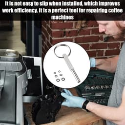 Volautomatische koffiemachine, ovale kopsleutel, compatibel met Jura/Krups/Aeg volautomatische koffiemachines, Jura ovale kopsleutel, ovale kop, reparatiegereedschap voor koffiemachineonderhoud — thumbnail 4