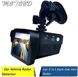 Auto DVR Camera - Dash Cam Recorder - Veilig Rijden - Ingebouwde Radardetector - Niet gespecificeerd - Zwart — thumbnail 5