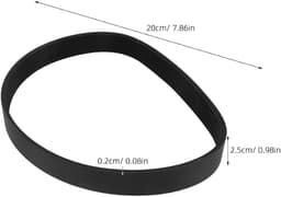 Aandrijfriem Grasmaaier - Vervangingsriem Maaier - Gazon Onderhouden - Sterk Rubber Materiaal - 25 x 17 x 2.5 cm - Zwart — thumbnail 2