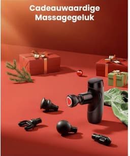 Lìon® Masage Gun - Draadloze Massage Gun - Spiermassage Apparaat - Zwart - 14cm x 9cm x 5cm — thumbnail 3