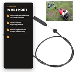 Grasmaaier Bowdenkabelvervanging - Duurzaam - Eenvoudige Installatie - Compatibel met 746-04173D/E - Betrouwbare keuze - Verbeterde prestaties - Maaiersnoer — thumbnail 2