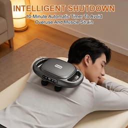 Thijox - Massagepistool 2800 omw/min met 12 opzetstukken, krachtige motor voor diepe weefselmassage, stil en ergonomisch design voor rug, schouders, b — thumbnail 5