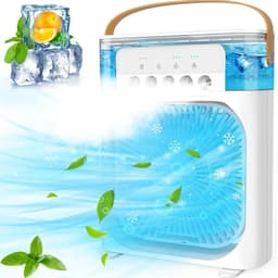 RWB® Mobiele Airco Zonder Afvoer - Luchtkoeler - Aircooler - Wit - ‎26x20x25cm — thumbnail 3