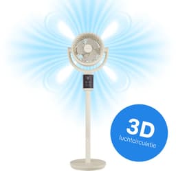 Sinji Ventilator - Fan - Vloerventilator - Ventilator Staand - Statiefventilator - Stil - Afstandsbediening — thumbnail 1