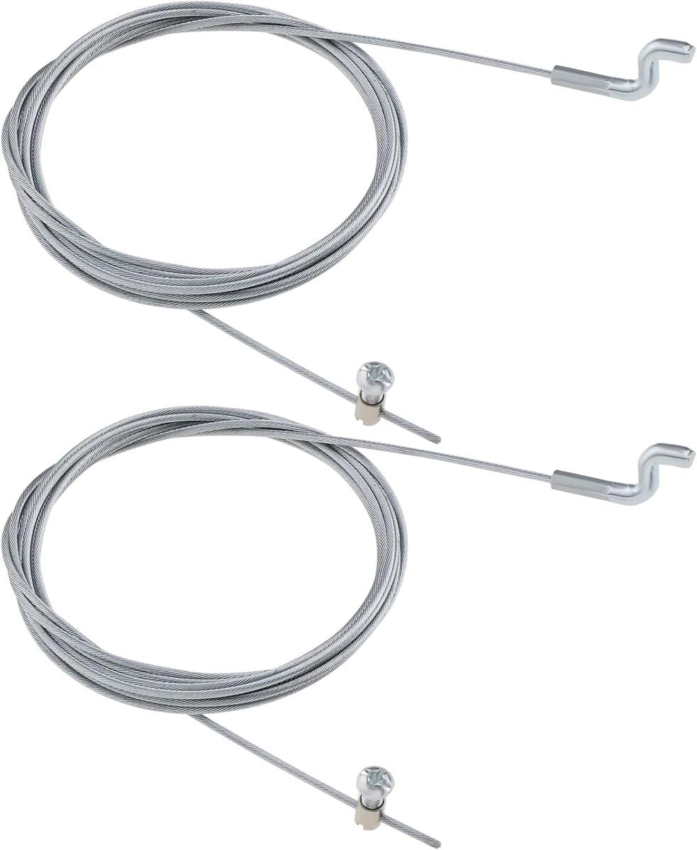 SnelShoppen - 2PCS Grasmaaier Z-kop Gashendel Kabel 2000mm Z-haak Motor Remkabel Tuin Grasmaaier Flexibele Gashendel Kabel Diameter 1.5mm — afbeelding 1