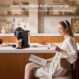 5-in-1 Koffiemachine voor Nespresso Original, Dolce Gusto, Lavazza A Modo Mio, ESE 44mm Pads & Gemalen Koffie, LED Touchscreen, Auto-Aanpassing, 20 Bar, Compact voor Thuis en Kantoor — thumbnail 4