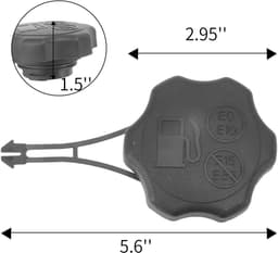 Gasdop voor grasmaaier - 2 stuks - ABS materiaal - verlengt levensduur motor - ShopVlot — thumbnail 5