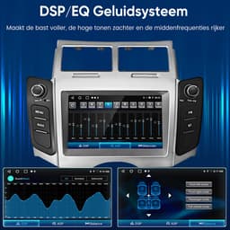 Cestovet Autoradio - Geschikt voor Toyota Yaris/ Vitz/Platz 2005- 2011 - Draadloos CarPlay, Android Auto, multimediaspeler, Android 15 - 2GB+64GB -FM RDS USB — thumbnail 4