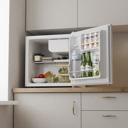 KitchenBrothers Mini Koelkast - 43L - Kleine ijskast - Minibar - Vrijstaand - Frigo - Compact - Wit — thumbnail 5