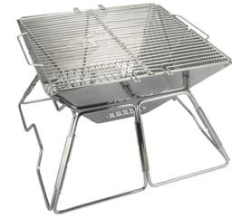 AceCamp BBQ opvouwbaar | stainless steel | small 36 x 34 x 22cm — thumbnail 1