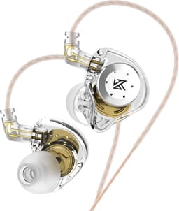 KZ EDX Pro - In-Ear Monitors - Met Microfoon - Dynamische Driver - Hifi Geluidskwaliteit - Verwisselbare Kabel - Universele Pasvorm - Transparant- Bedraad — thumbnail 2