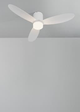 CREATE - 40W stille plafondventilator Ø132 cm - Wit - Met licht - Afstandsbediening - WIND LITE — thumbnail 5