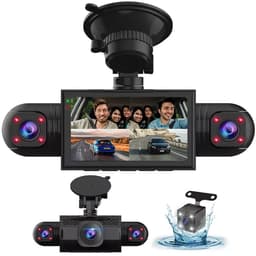 4-kanaals 360° dashcam HD 1080P 4-lens rijrecorder met 32GB geheugenkaart — thumbnail 1