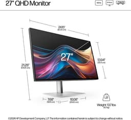 HP Series 7 Pro Serie 7 Pro 27 inch QHD-monitor - 727pq — thumbnail 3