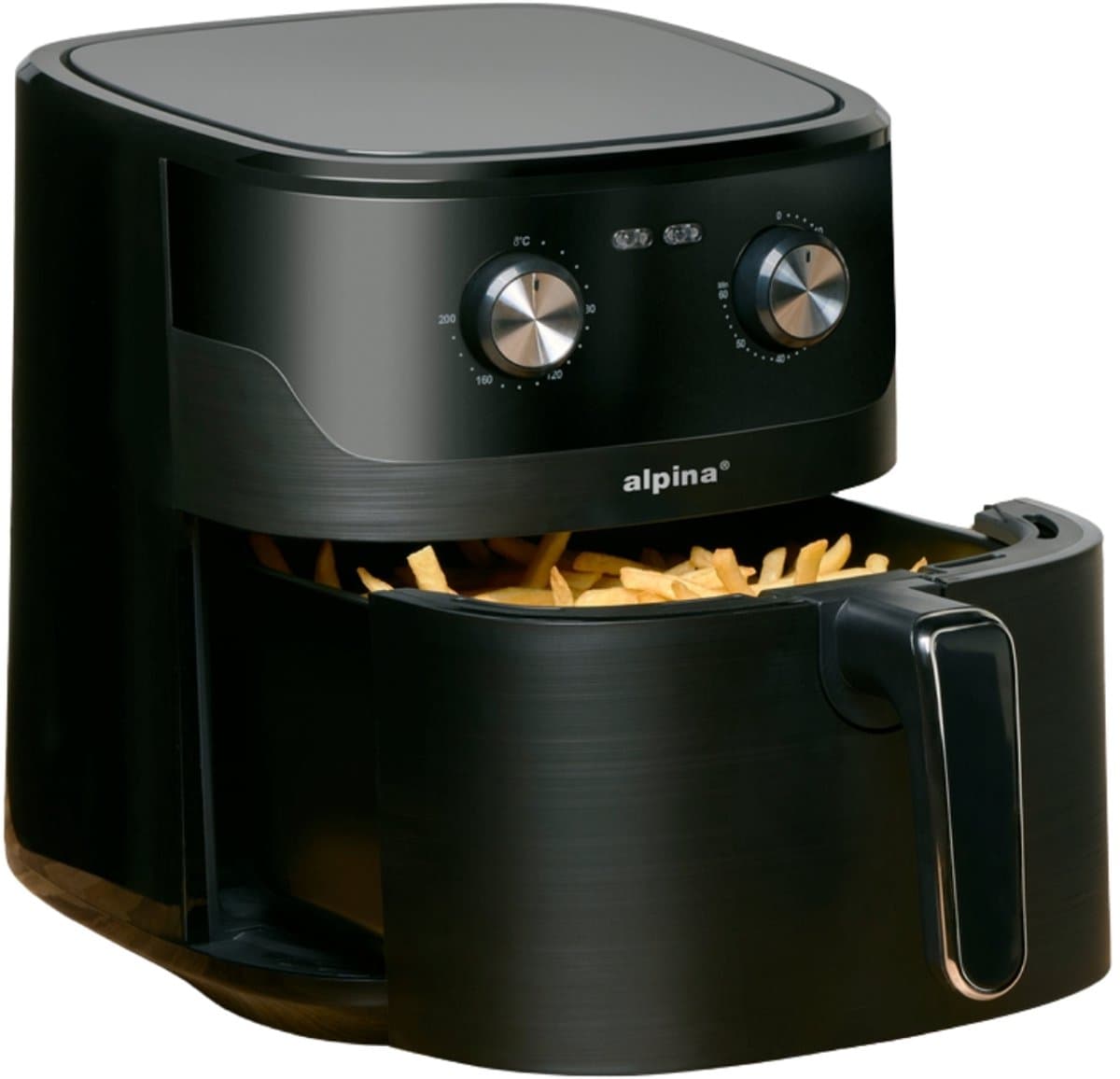 Alpina 6L 1600W Airfryer - Digitale Touch Bediening - Anti-aanbak Frituurmand - Meerdere Kookfuncties — afbeelding 1