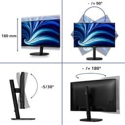 Philips 3000 series 32B2N3500/00 computer monitor 80 cm (31.5") 2560 x 1440 Pixels Quad HD LCD Zwart — thumbnail 2