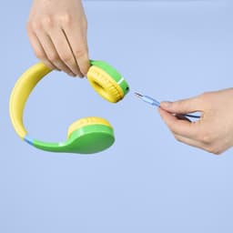 Kinderkoptelefoon Kids Guard, on-ear, volumebegrenzing, flexibel, groen — thumbnail 4