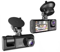 Dashcam 3-in-1 Lens, HD 1080P – Voor, Achter & Binnen Camera – Nachtzicht, G-Sensor, Parkeerbewaking, Loop Recording – Universele Car DVR Video Recorder — thumbnail 1