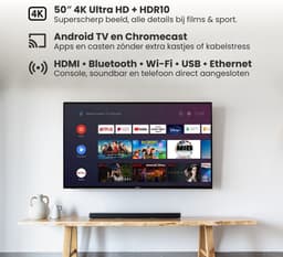 Salora 50QLEDTV Smart Televisie — thumbnail 4