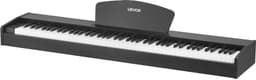 VEVOR Gewogen Digitale Piano, 88 Toetsen Volledig Gewogen, Elektrische Piano met Dubbel Klavier En Luidsprekers, Muziekstandaard, Sustainpedaal, Opnamefunctie, 280 Toetsen, Draadloze Verbinding, voor Beginners, Zwart — thumbnail 1