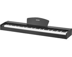 VEVOR Gewogen Digitale Piano, 88 Toetsen Volledig Gewogen, Elektrische Piano met Dubbel Klavier En Luidsprekers, Muziekstandaard, Sustainpedaal, Opnamefunctie, 280 Toetsen, Draadloze Verbinding, voor Beginners, Zwart
