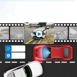 ApexArte® Dashcam voor Auto - Dualdashcam Voor en Achter - Full HD - Zwart — thumbnail 2