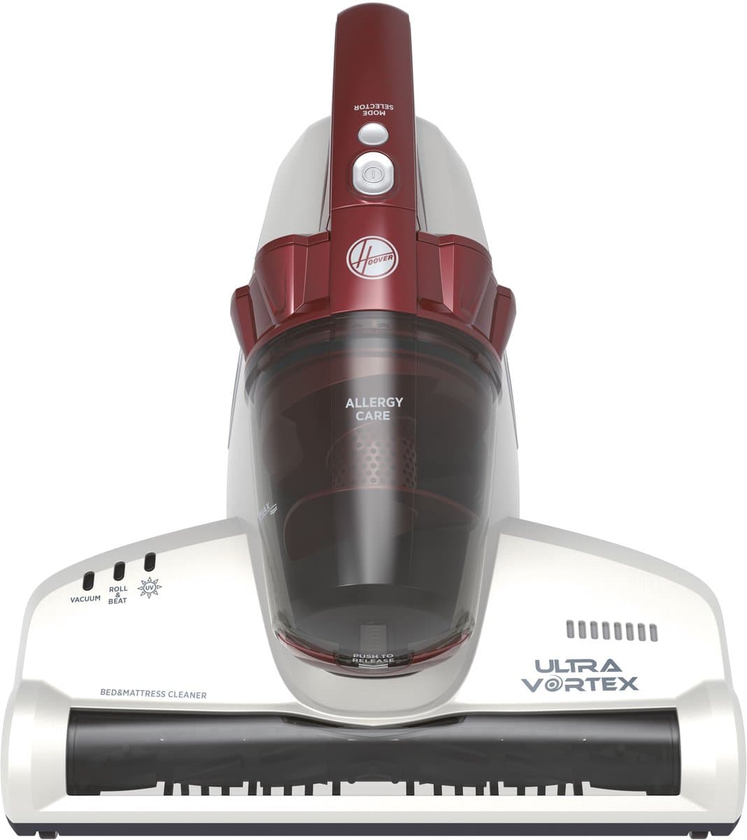 Hoover MBC5 Ultra Vortex Matras, Zetel & Tapijt Stofzuiger - Anti-Allergie - 3in1 (Klop- en Zuigfunctie, UV-C licht) - Tegen Huisstofmijt - 500W - 0,3L - MBC500 UV 011 — afbeelding 1