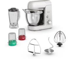 Moulinex Bake Partner QA523B10 keukenmachine 1100 W 4,6 l Roestvrijstaal, Wit