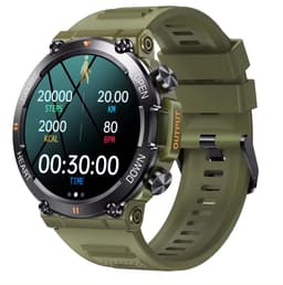 Smartwatch, KH-56-GROEN, Smartwatch Dames en Heren, Horloge, Smartwatch Bluetooth, Sporthorloge, Horloge Heren en Dames, Activity Tracker, Smartwatch Android, IPS Scherm, IP67 WATERDICHT, 30 Dagen Standby, Smartwatches geschikt voor IOS, Android — thumbnail 1