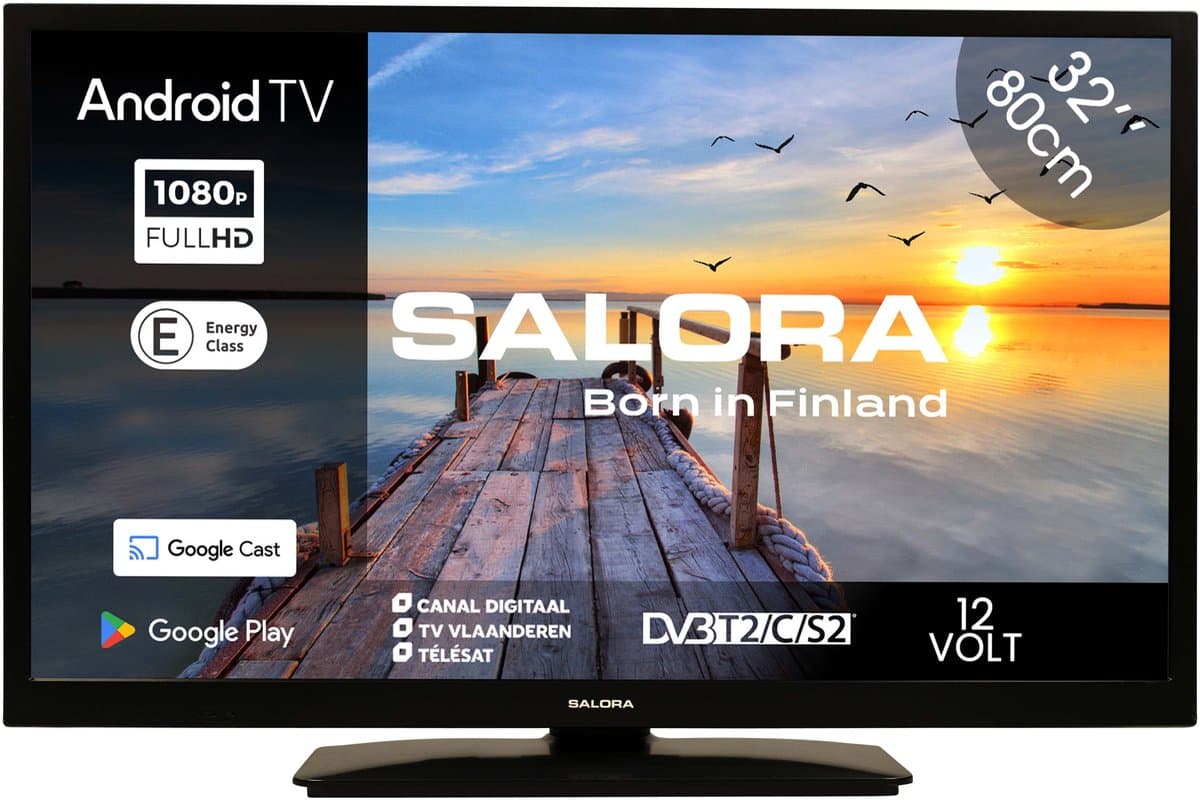 Salora Mobile32TV Smart TV met 12 volt aansluiting — afbeelding 1