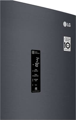 LG GBB72MCDMN koel-vriescombinatie Vrijstaand 384 l E Zwart — thumbnail 5