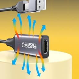 AdroitGoods HD Capture Card - HDMI naar USB-A / USB-A - Video Capture - Cam link - Video grabber - Streamen — thumbnail 2