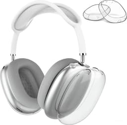 Beschermhoes voor AirPods Max Hoofdtelefoons van MMOBIEL – Transparant Zacht TPU Oorschelpen Beschermhoes – Anti-Kras Beschermende Cover - Transparant — thumbnail 1