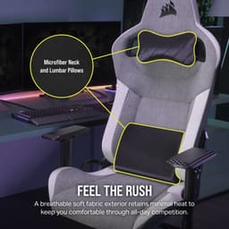 Corsair T3 Rush Grijs/Wit — thumbnail 4