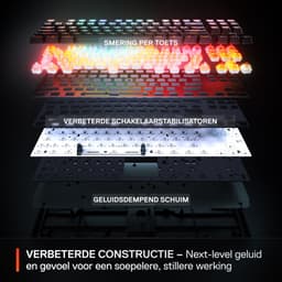 SteelSeries Apex Pro TKL Wireless Gen 3 Gaming Toetsenbord Qwerty — thumbnail 4