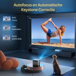 Toptro X7 Projector 4K - Mini Beamer - Mini Projector - Top Kwaliteit - Wifi - Bluetooth - 25000 Lumen — thumbnail 4