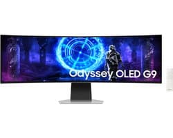 Samsung Odyssey G9 LS49DG954SUXEN - DQHD OLED Ultrawide Curved Gaming Monitor - 240Hz - 49 Inch