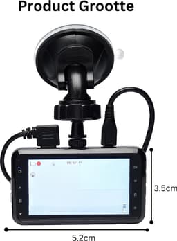 MKSS® Dual Dashcam - Dashcam voor Auto - Dashcams - Zwart — thumbnail 2